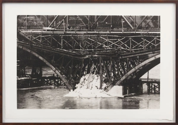 fig. 5 Tacita Dean, 'The Tragedy of Hughesovka Bridge', The Russian Ending, 2001, etching (photogravure), 54 × 79.4 cm © Tacita Dean. Image courtesy of De Pont Museum, Tilburg, The Netherlands.-圖片