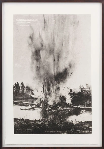 fig. 6 Tacita Dean, 'Die Explosion in dem Kanal', The Russian Ending, 2001, etching (photogravure), 54 × 79.4 cm © Tacita Dean. Image courtesy of De Pont Museum, Tilburg, The Netherlands.-圖片