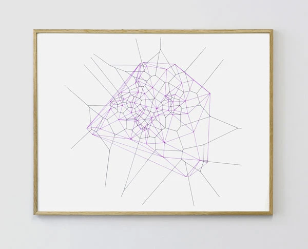 圖 5-１ 朱利安．佩維厄，〈圖繪工作坊—巴黎14區的B.A.C.〉（Drawing workshop – B.A.C. of 14th district of Paris），墨水／紙，66,5 cm x 51,5 cm，7單件草稿系列之一，2011。Courtesy of Jousse entreprise gallery-圖片