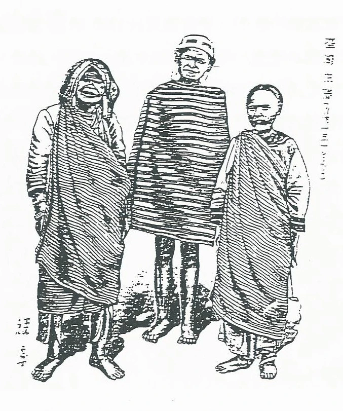 點擊觀看大圖-圖2 臺灣生蕃。左圖為《東京人類學會雜誌》中的素描圖。出處:伊能嘉矩,〈大嵙崁(Toa ko kan)地方に於ける生蕃〉。 圖2 臺灣生蕃。左圖為《東京人類學會雜誌》中的素描圖。出處:伊能嘉矩,〈大嵙崁(Toa ko kan)地方に於ける生蕃〉。-圖片