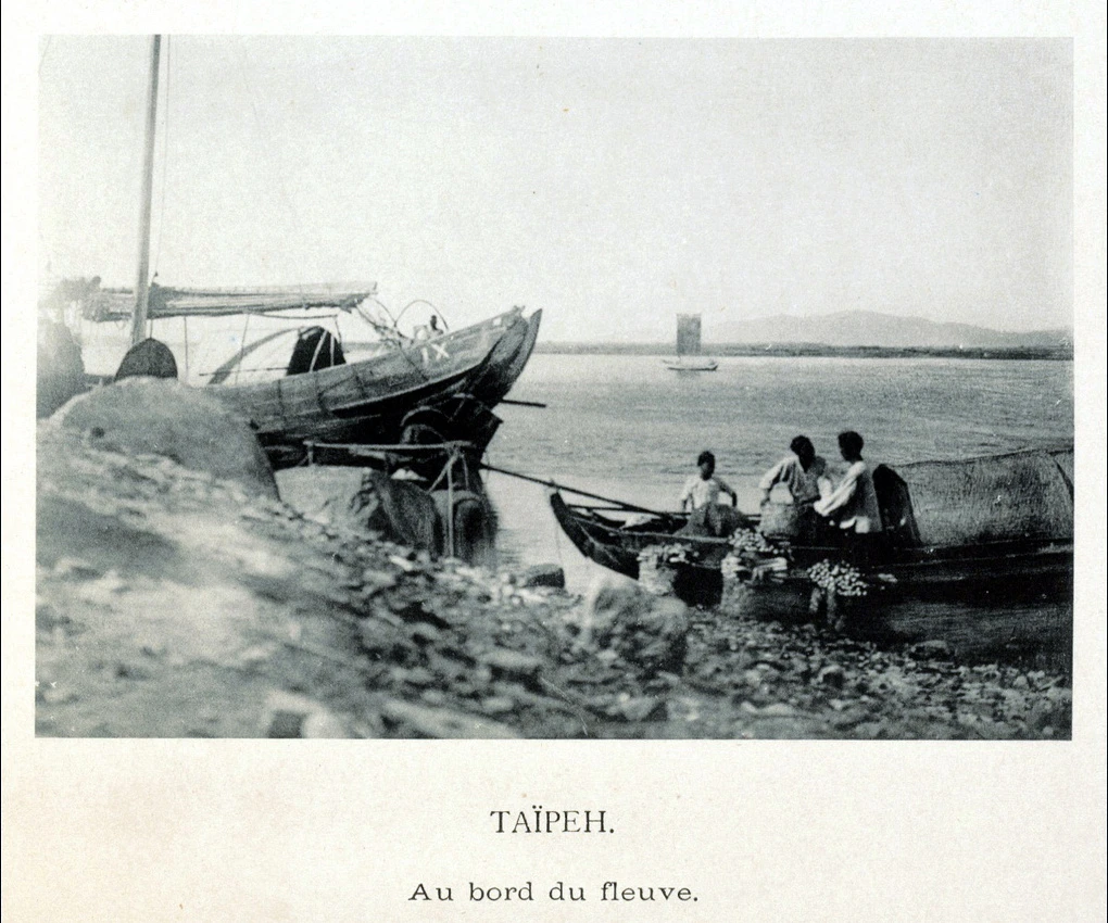 點擊觀看大圖-圖2 淡水河渡船口風景。 圖2 淡水河渡船口風景。-圖片
