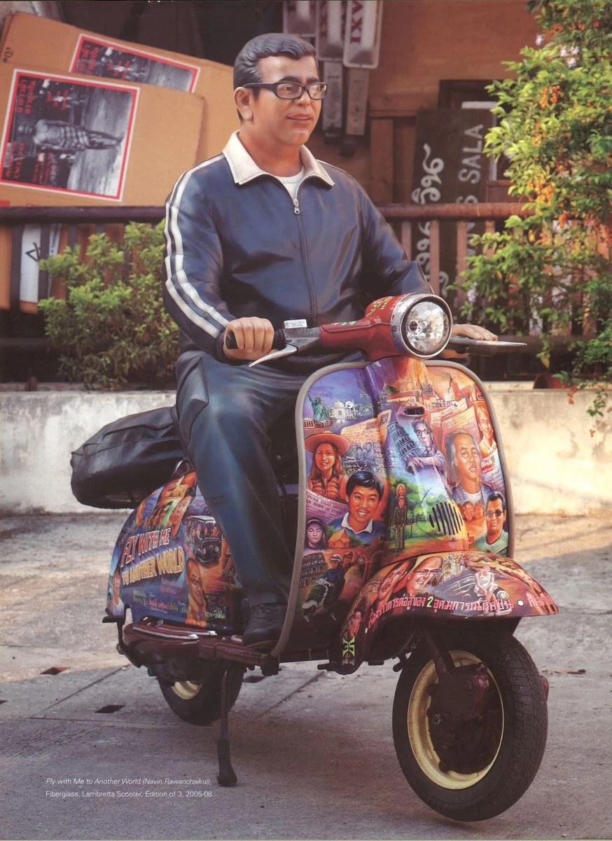 Fig. 8 Navin Rawanchaikul, Fly with me to another world, 2008, mixed media installation, dimensions variable. Exhibited as part of Fly with me to another world, Dhamma Park Foundation, Lamphun, Thailand, 2009. Image courtesy of the artist.-圖片