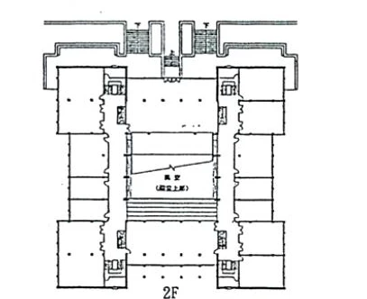 【圖14】大成館二樓平面圖（引自：蔡一夆，1998：附錄1）-圖片