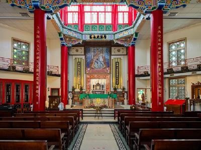 【圖43】臺南中華聖母天主教座堂（圖片來源：洪偉展提供）-圖片