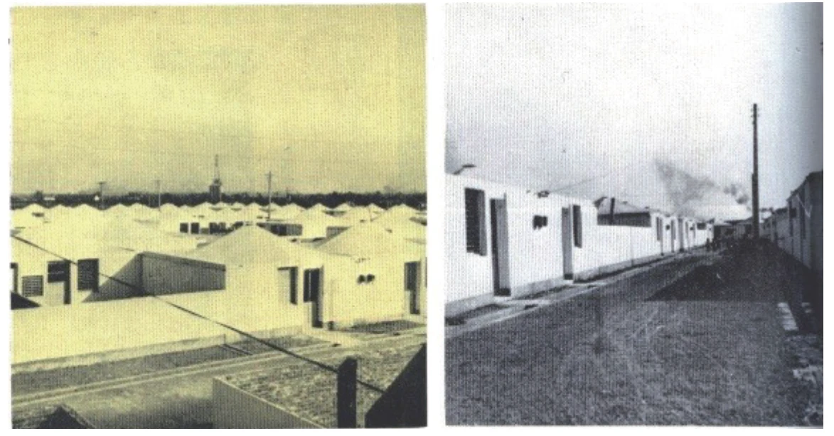 點擊觀看大圖-圖36 高雄前鎮福音新村道路空間(引自蔡元良,1973) 圖36 高雄前鎮福音新村道路空間(引自蔡元良,1973)-圖片