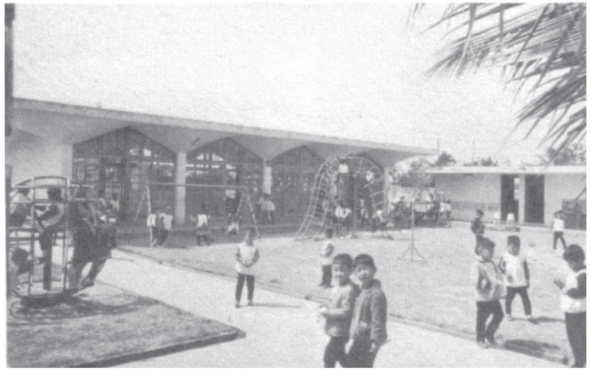 點擊觀看大圖-圖38 高雄前鎮福音新村幼稚園(引自蔡元良, 1973) 圖38 高雄前鎮福音新村幼稚園(引自蔡元良, 1973)-圖片