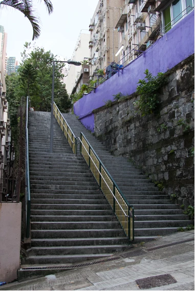 圖20 山市街上可達青蓮臺西南角之樓梯；2017年景致。-圖片