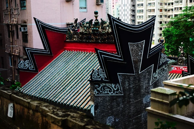 圖25 魯班先師廟「五岳朝天」式山牆；2024年景致。-圖片