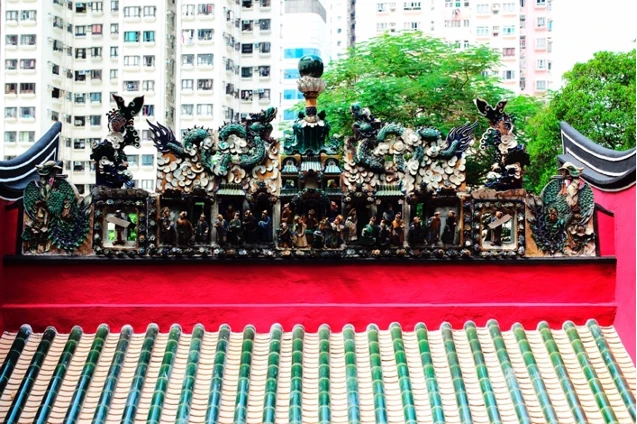 圖26 魯班先師廟廟頂特寫；2024年景致。-圖片