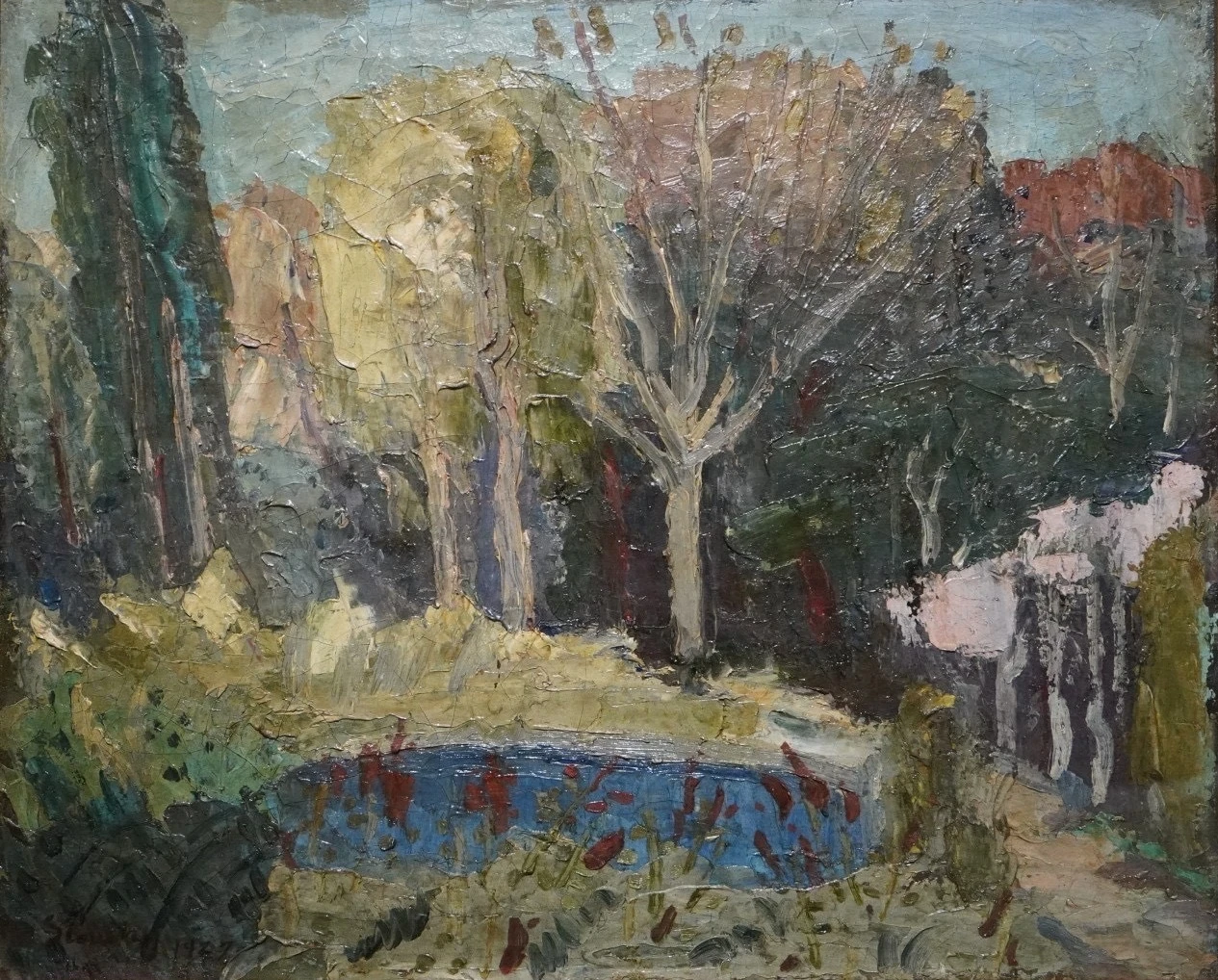 圖3 鹽月桃甫，〈萌芽〉，1927，私人收藏-圖片