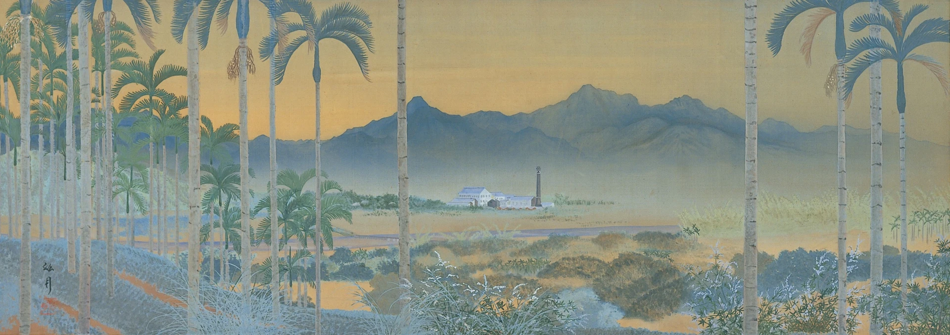 圖5 西郷孤月，〈臺灣風景〉，1912，松本市美術館典藏-圖片