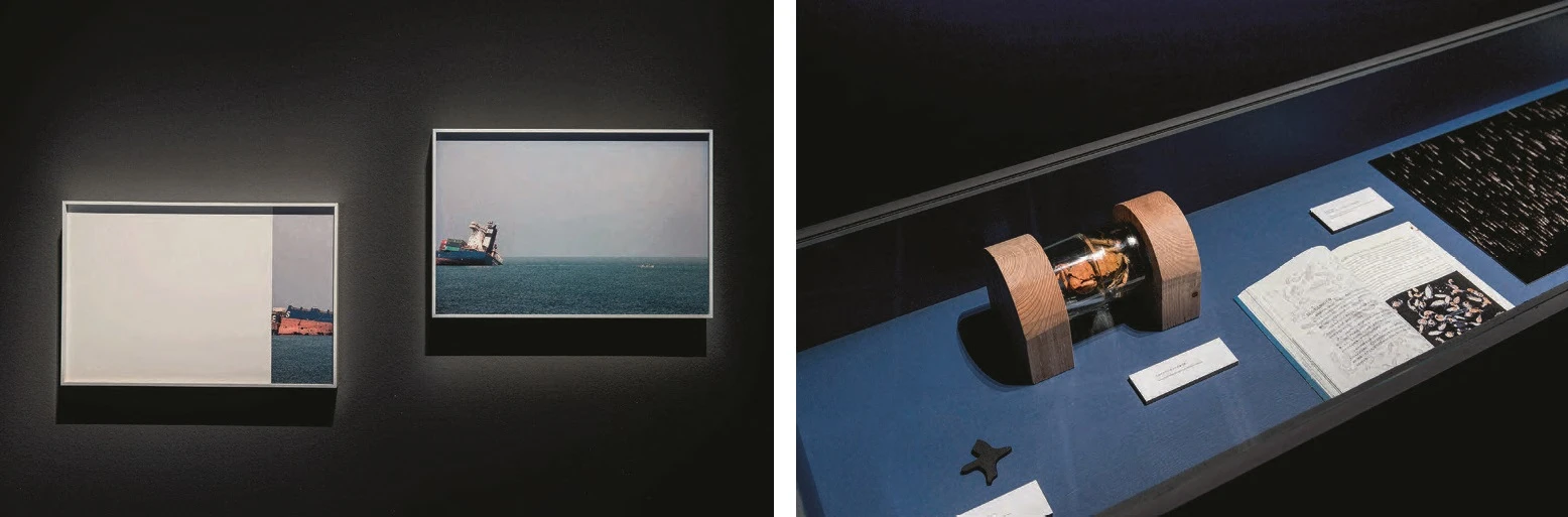 吳其育，2017，《高速落海》，錄像裝置，15分。-圖片