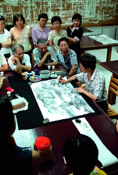 美術教室課程一景-圖片