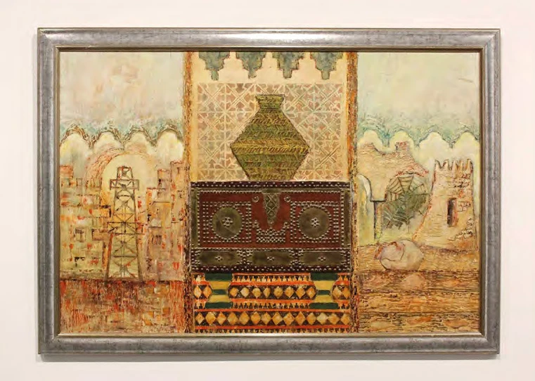 《傳統》，Jassim al-Zaini，1970，複合媒材，82×121.5cm。©Mathaf: Arab Museum of Modern Art, Doha-圖片