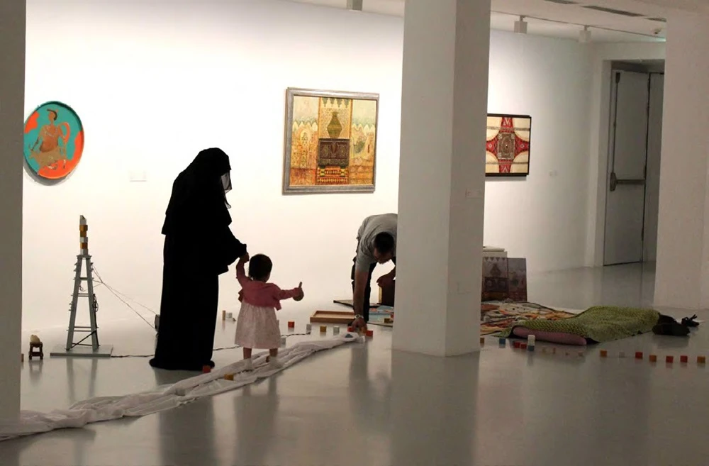 藉由五感學習體驗教具轉化美術館空間；攝影：Angela Ruggles。-圖片