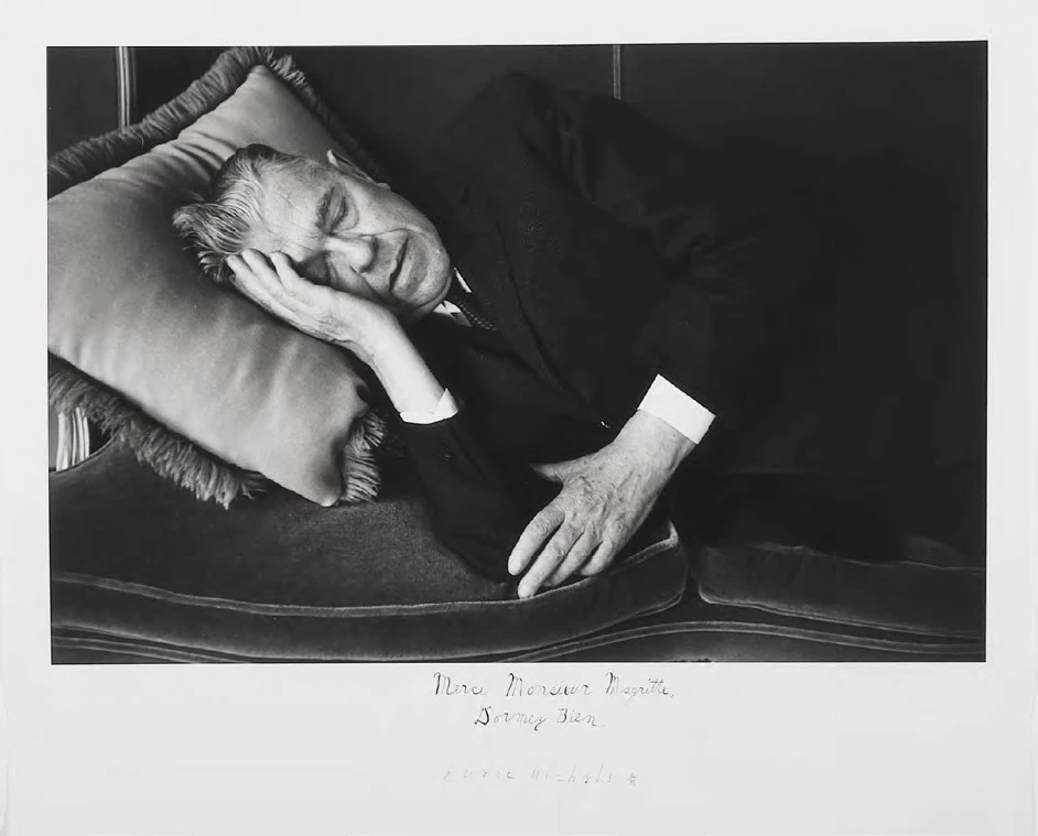 點擊觀看大圖-杜恩.麥可:睡夢中的賀內.馬格利特,1965,Collection Charly Herscovici, Europe。 杜恩.麥可:睡夢中的賀內.馬格利特,1965,Collection Charly Herscovici, Europe。-圖片