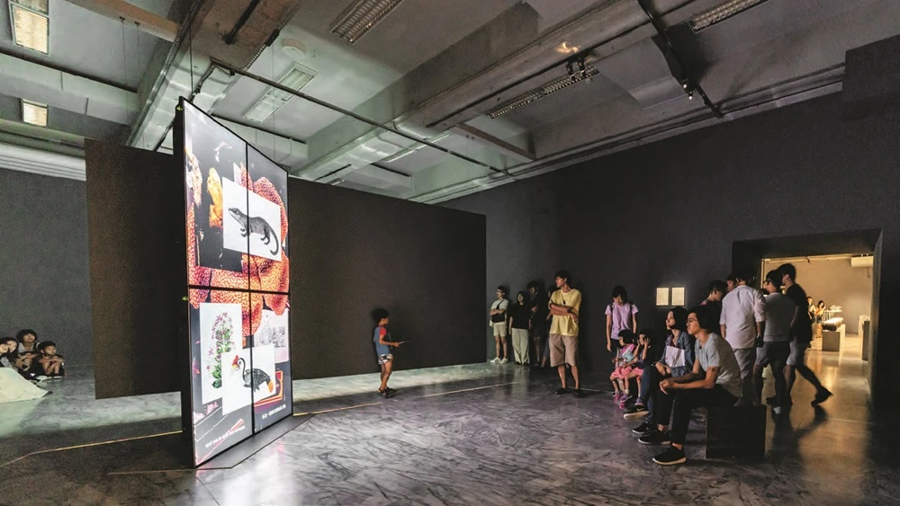 許家維，《黑與白－馬來貘》，2018，四頻道錄像裝置，6'55-圖片