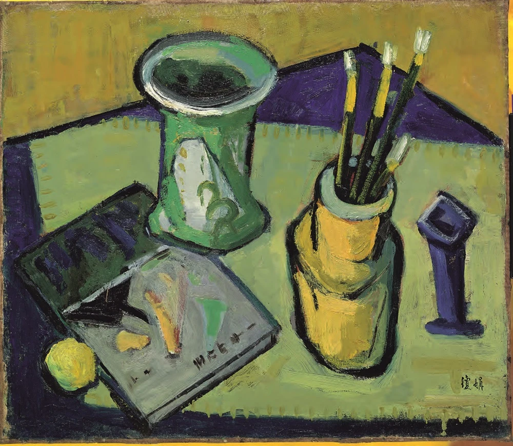 1957年五月畫會展出的作品《靜物》-圖片