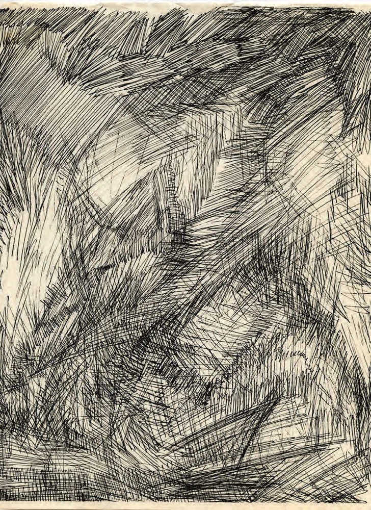點擊觀看大圖-《走筆 #1》,1994.10.14,letter size。 《走筆 #1》,1994.10.14,letter size。-圖片