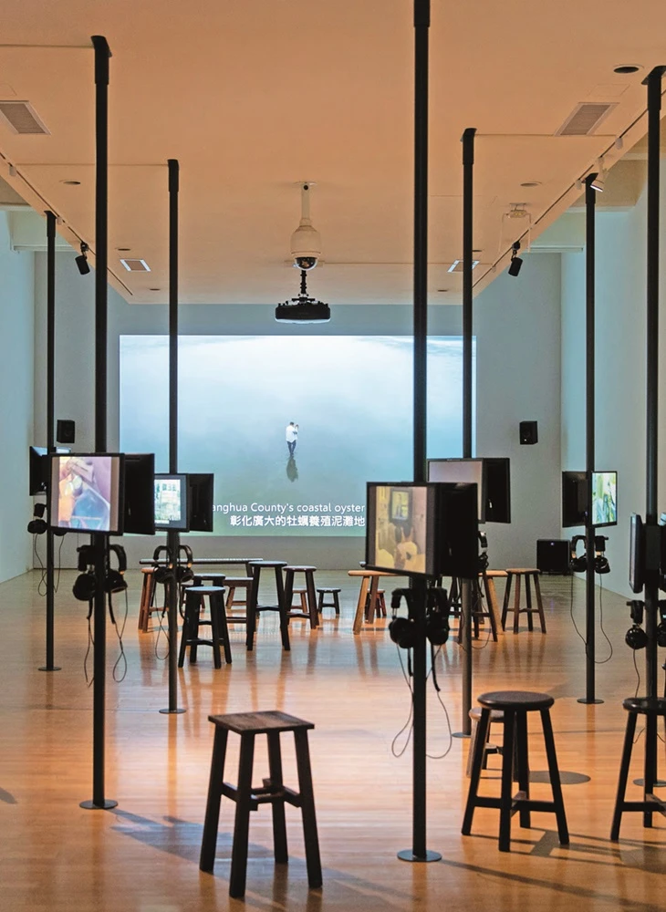 點擊觀看大圖-柯金源+「我們的島」於本屆台北雙年展展覽現場 柯金源+「我們的島」於本屆台北雙年展展覽現場-圖片