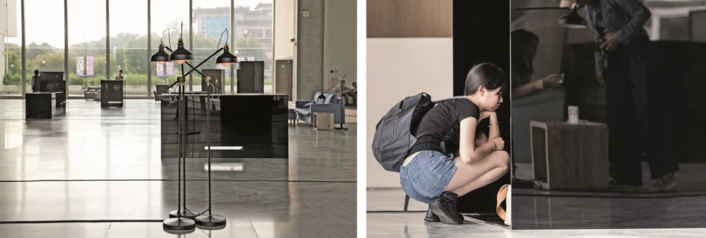 發條鼻子：洪伊俊、陳茂康、陳冠霖、許哲彬、廖音喬、蔡佾玲、黃昶智，《weee》，2018，裝置，複合媒材。-圖片