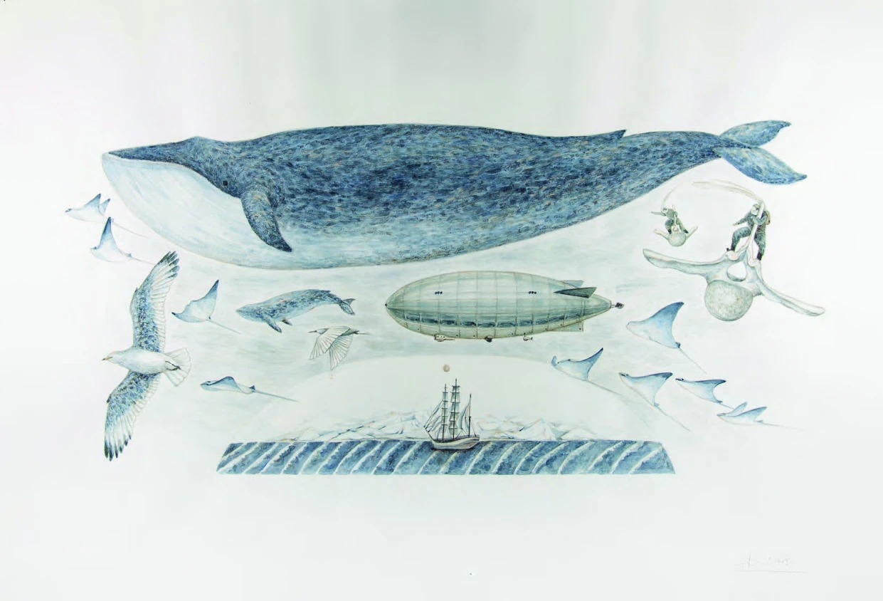 點擊觀看大圖-由張允菡口頭述說,插畫家廖怡惠轉繪出的極地經驗。 由張允菡口頭述說,插畫家廖怡惠轉繪出的極地經驗。-圖片