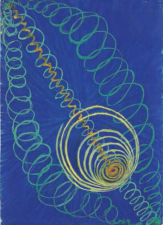 點擊觀看大圖-Hilma af Klint,《Primordial Chaos, No. 16》,1906-07。 Hilma af Klint,《Primordial Chaos, No. 16》,1906-07。-圖片