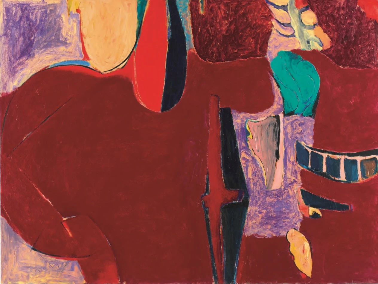 點擊觀看大圖-辰野登惠子,《作品 86-P-1》,1986,油彩、畫布,218×291cm。©東京國立近代美術館典藏 辰野登惠子,《作品 86-P-1》,1986,油彩、畫布,218×291cm。©東京國立近代美術館典藏-圖片