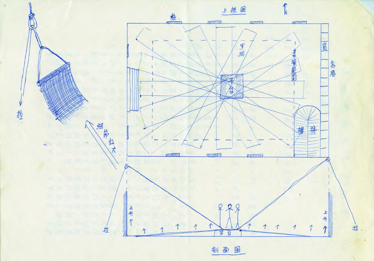 《天葬桃花源》裝置規劃與發想圖-圖片
