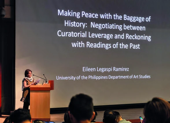 點擊觀看大圖-艾琳・黎加斯比・拉米雷斯演講側拍 ©臺北市立美術館 艾琳・黎加斯比・拉米雷斯演講側拍 ©臺北市立美術館-圖片