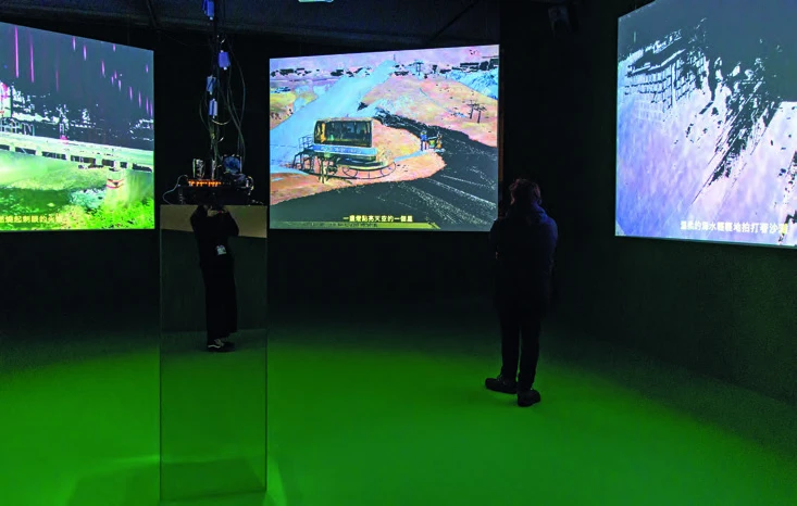 陳米靖，《神秘河流：碎片與詩 》，2018，多頻道彩色錄像，尺寸依場地而定。-圖片