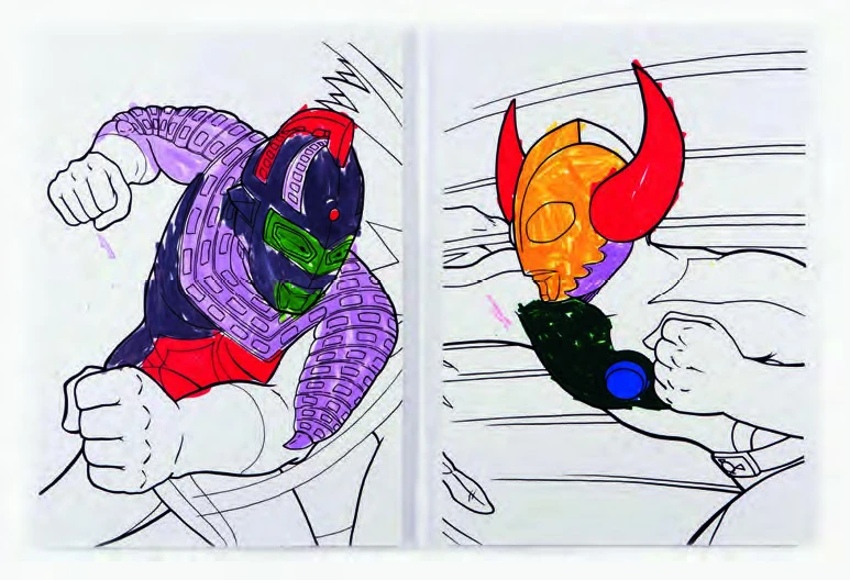 林明弘，《無題》，2007，壓克力、畫布，200×140cm。-圖片