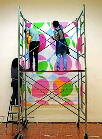 2012年「試塗」展場佈展-圖片