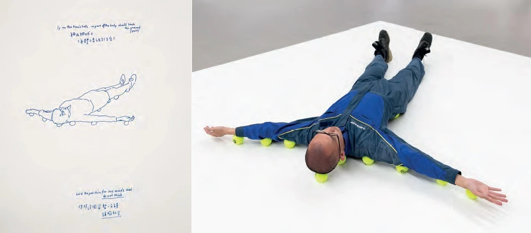 點擊觀看大圖-歐文.沃姆(Erwin Wurm),《無題(網球)》,1998。 歐文.沃姆(Erwin Wurm),《無題(網球)》,1998。-圖片