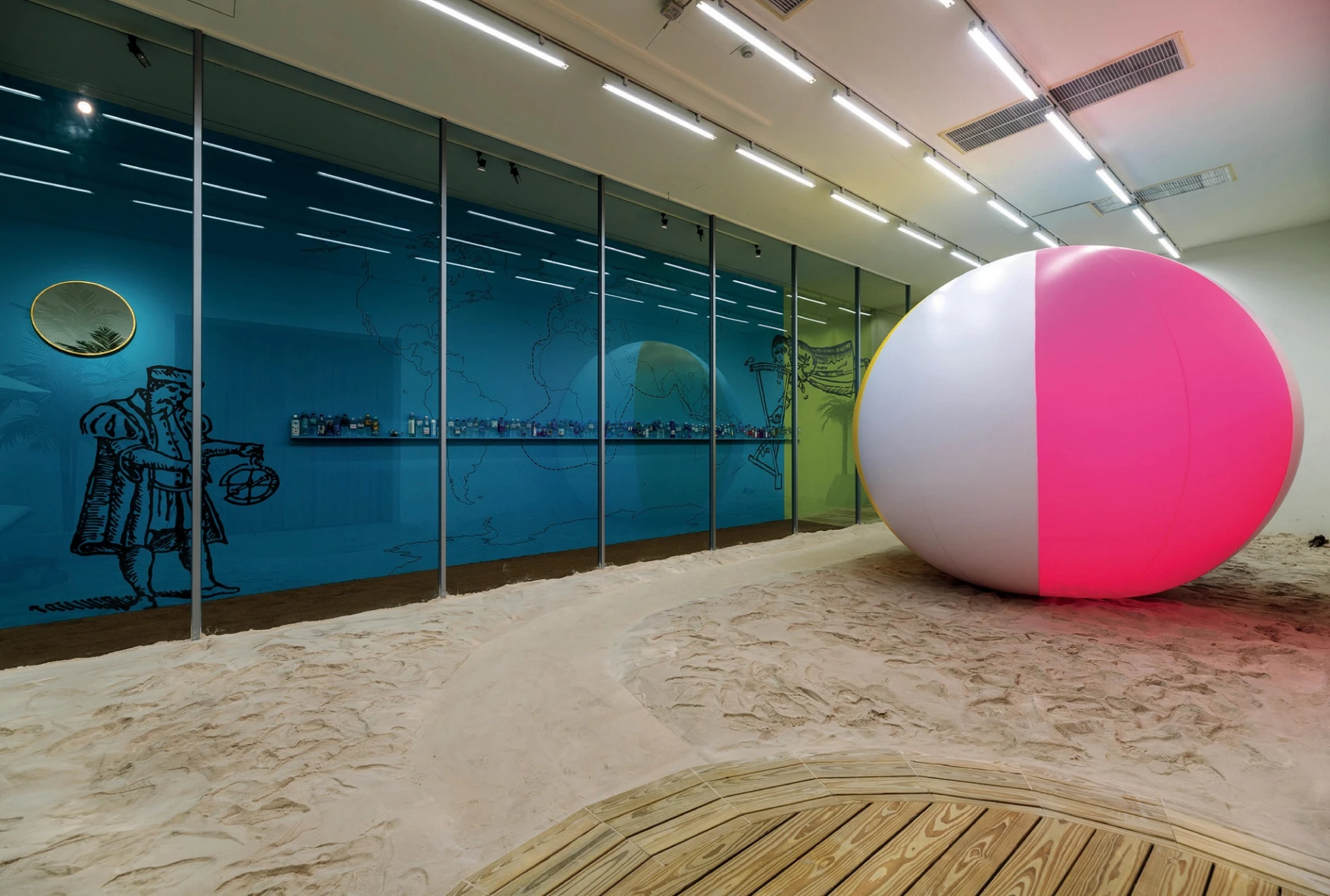 點擊觀看大圖-李明學,《後——調味群島風情》,2020;展場一景。©簡子鑫攝影 李明學,《後——調味群島風情》,2020;展場一景。©簡子鑫攝影-圖片