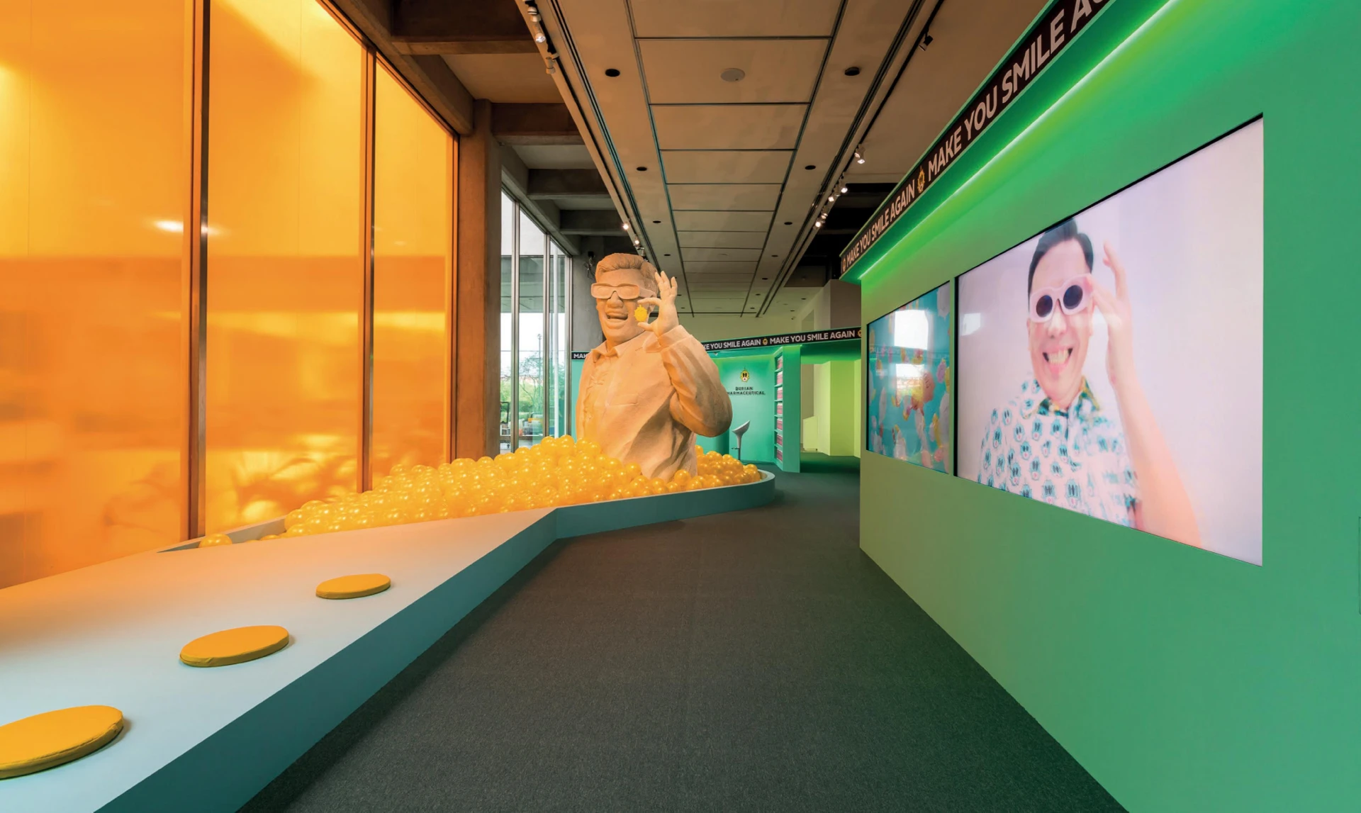 FAMEME，《榴槤製藥廠》，2020；展場一景。©簡子鑫攝影-圖片