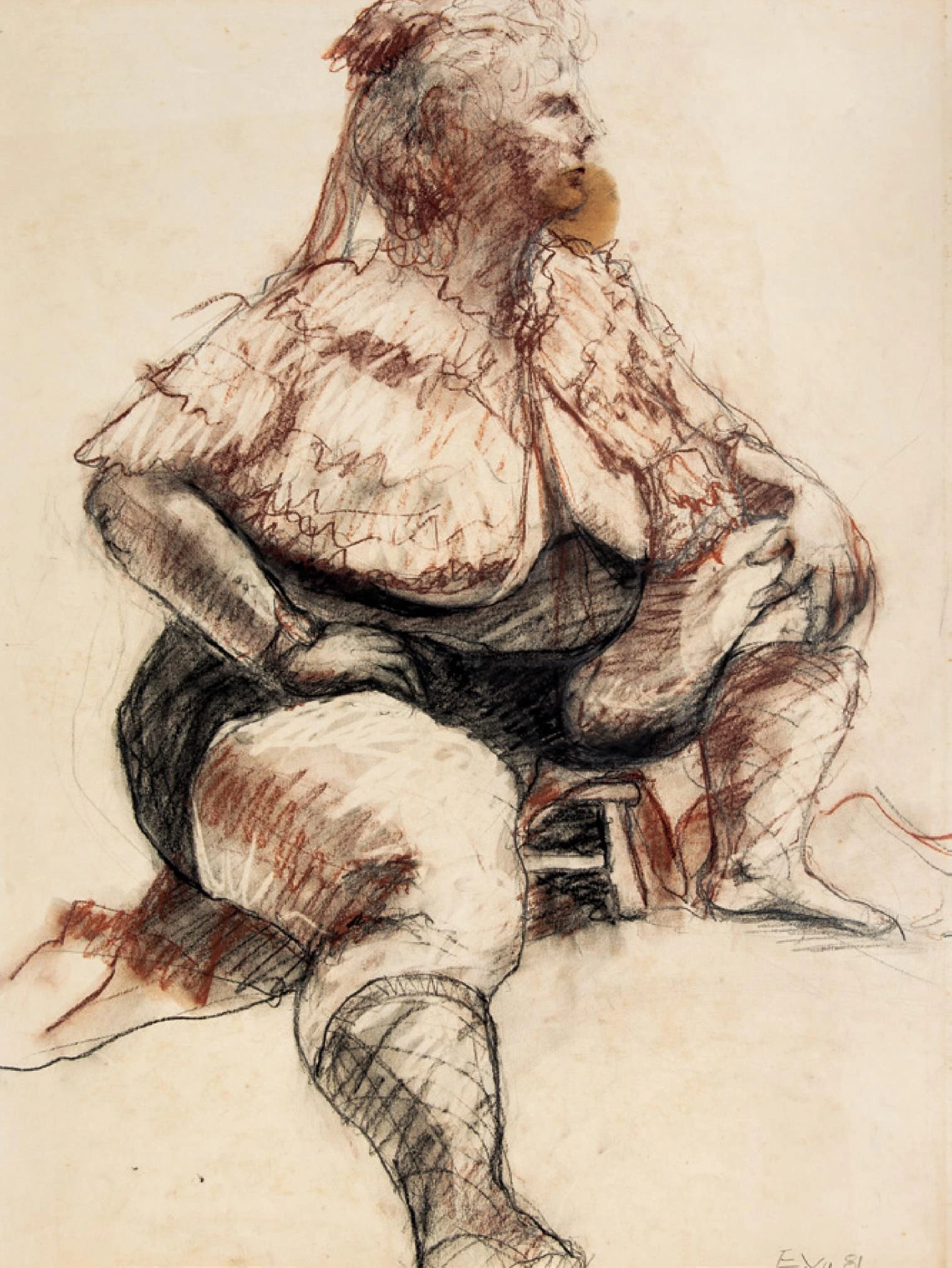 楊世芝素描習作-圖片