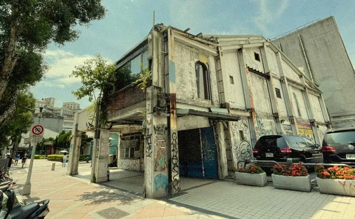 1980年代末期曾經是「李銘盛工作室」和「攤」的房屋現況，位於和平東路舊屋二樓，2021；林怡秀攝影-圖片