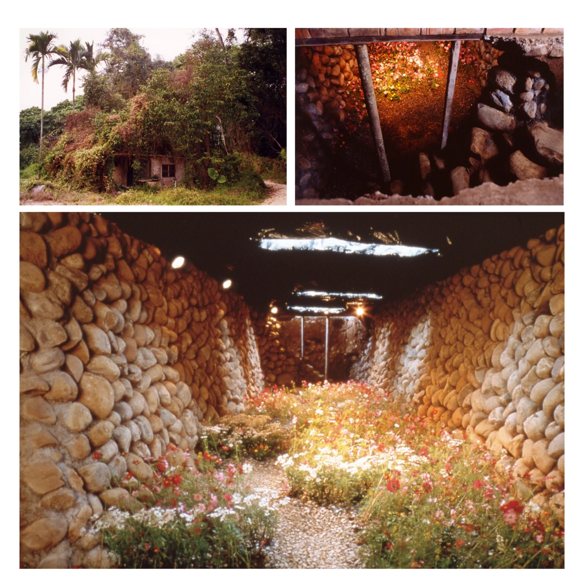 《秘密花園》，1999，南投九九峰的藝術村預定地，展覽現場之作品內外景致 ©吳瑪悧提供-圖片