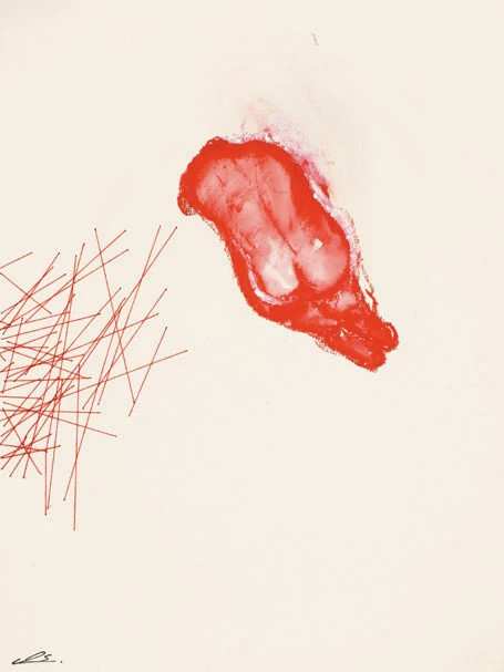 《近宇宙的生命》，2013，水性蠟筆、水性墨、線、紙本，32×24cm；Courtesy: KenjiTaki Gallery, Nagoya/Tokyo-圖片