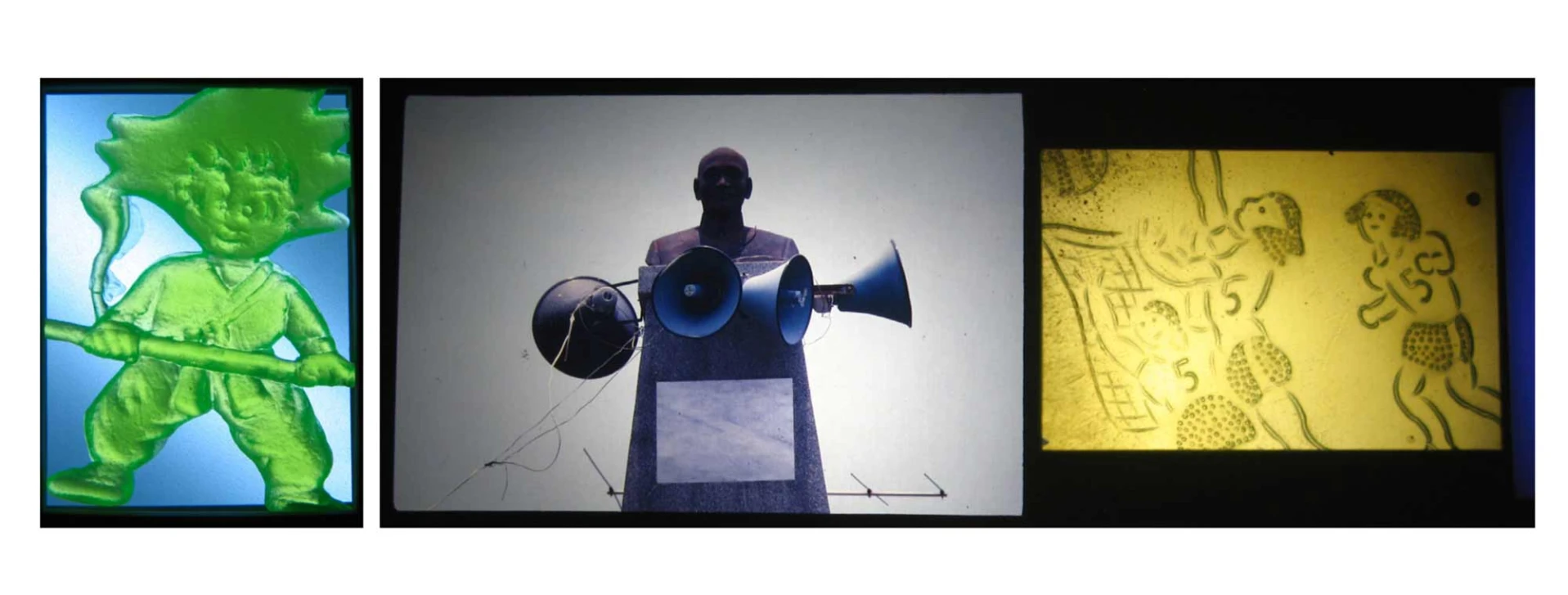 《萬有影力》，2010，幻燈機裝置-圖片