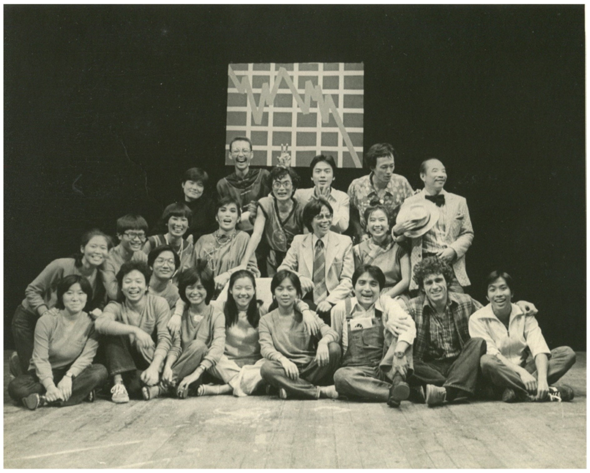「蘭陵劇坊」成員們，1983；金士傑提供-圖片