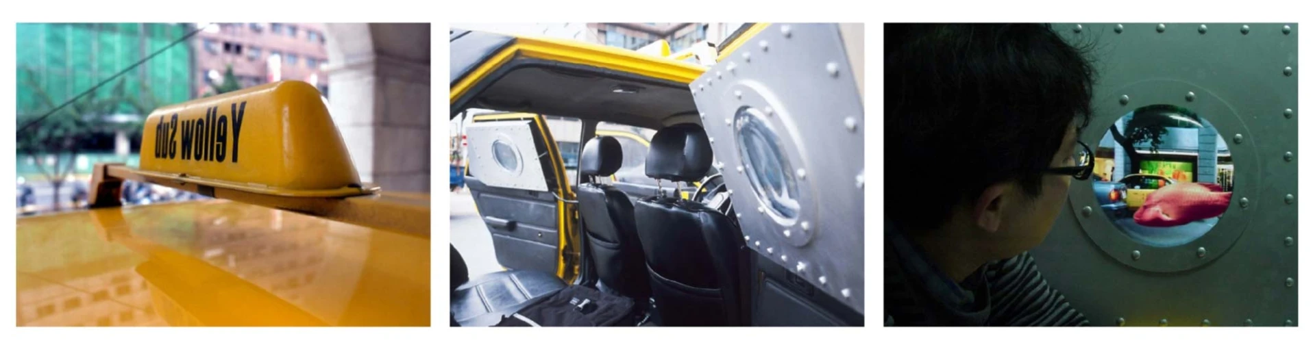 《黃色潛水艇》，2001，複合媒材；作品與在地實驗共同合作並於台北當代藝術館展出；在 地實驗ET@T提供-圖片