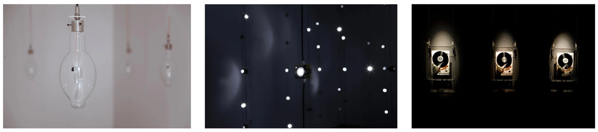 《聲泡》，2009，聲音裝置、《聲點》，2010，聲音裝置、《聲碟》，2009，聲音裝置-圖片