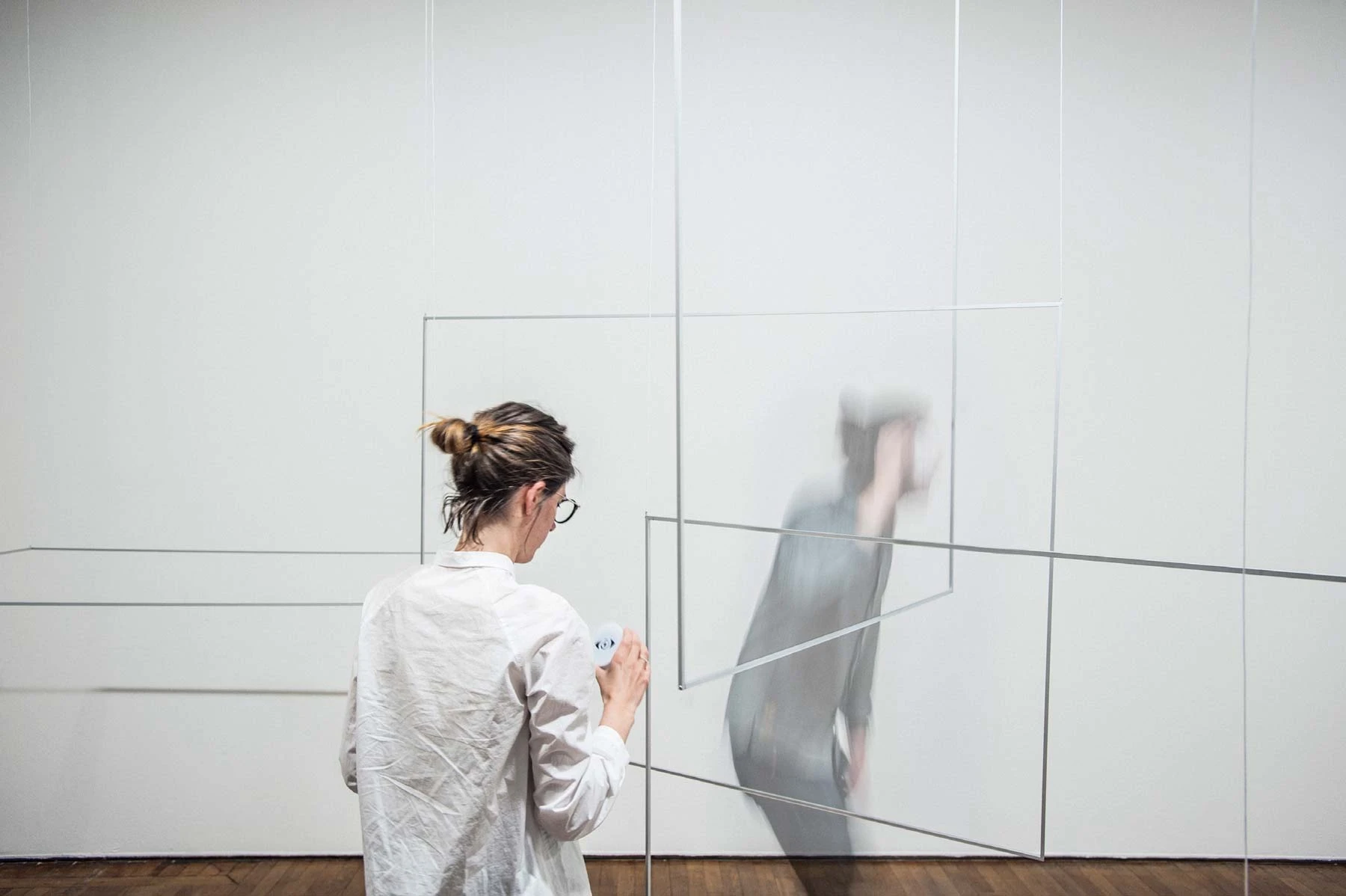 《電磁音景》，2012，聲音裝置；2015年於盧森堡卡西諾當代藝術中心展場一景；臺北市立美術館收藏-圖片