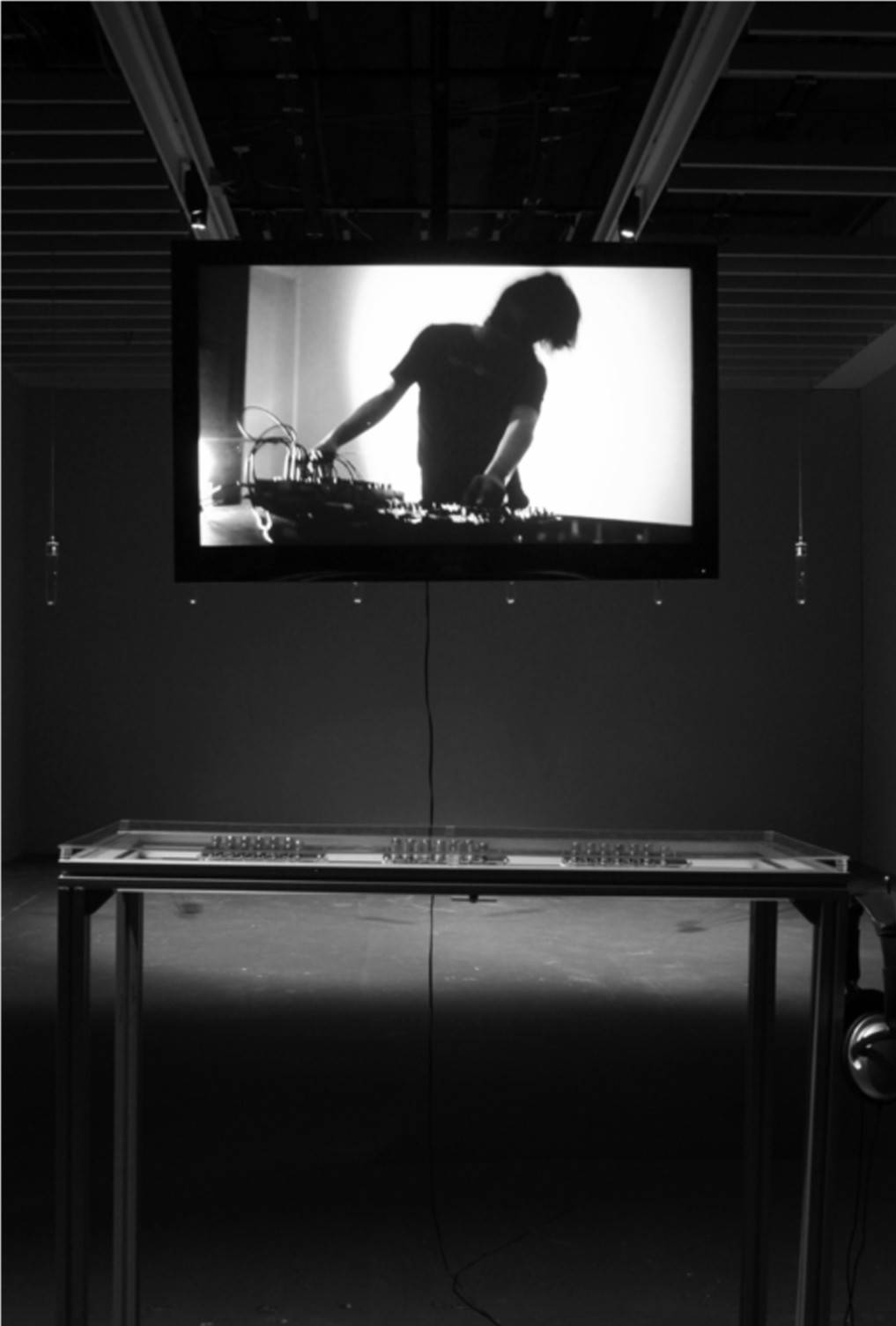 《噪聲器》，2014，聲音裝置；「聲態」於台北數位藝術中心展場一景-圖片
