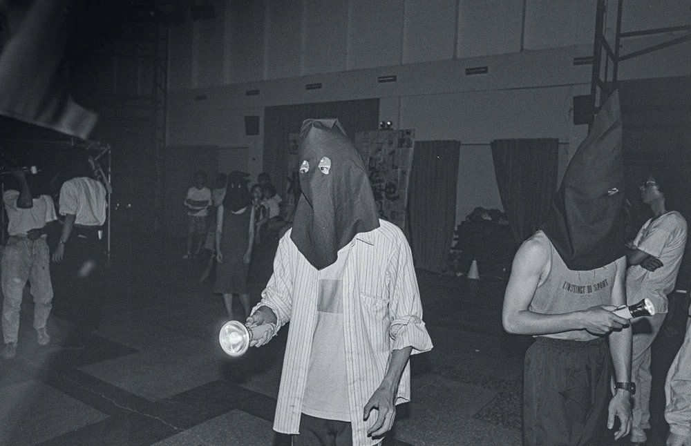 1989年5月，「武．貳．凌」劇作在耕莘文教院演出。（攝影：劉振祥）-圖片