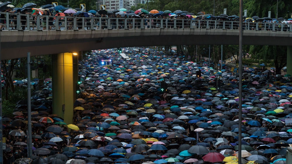 03 雨傘革命，香港，2019年8月18日 ©張乾琦、馬格蘭攝影通訊社-圖片