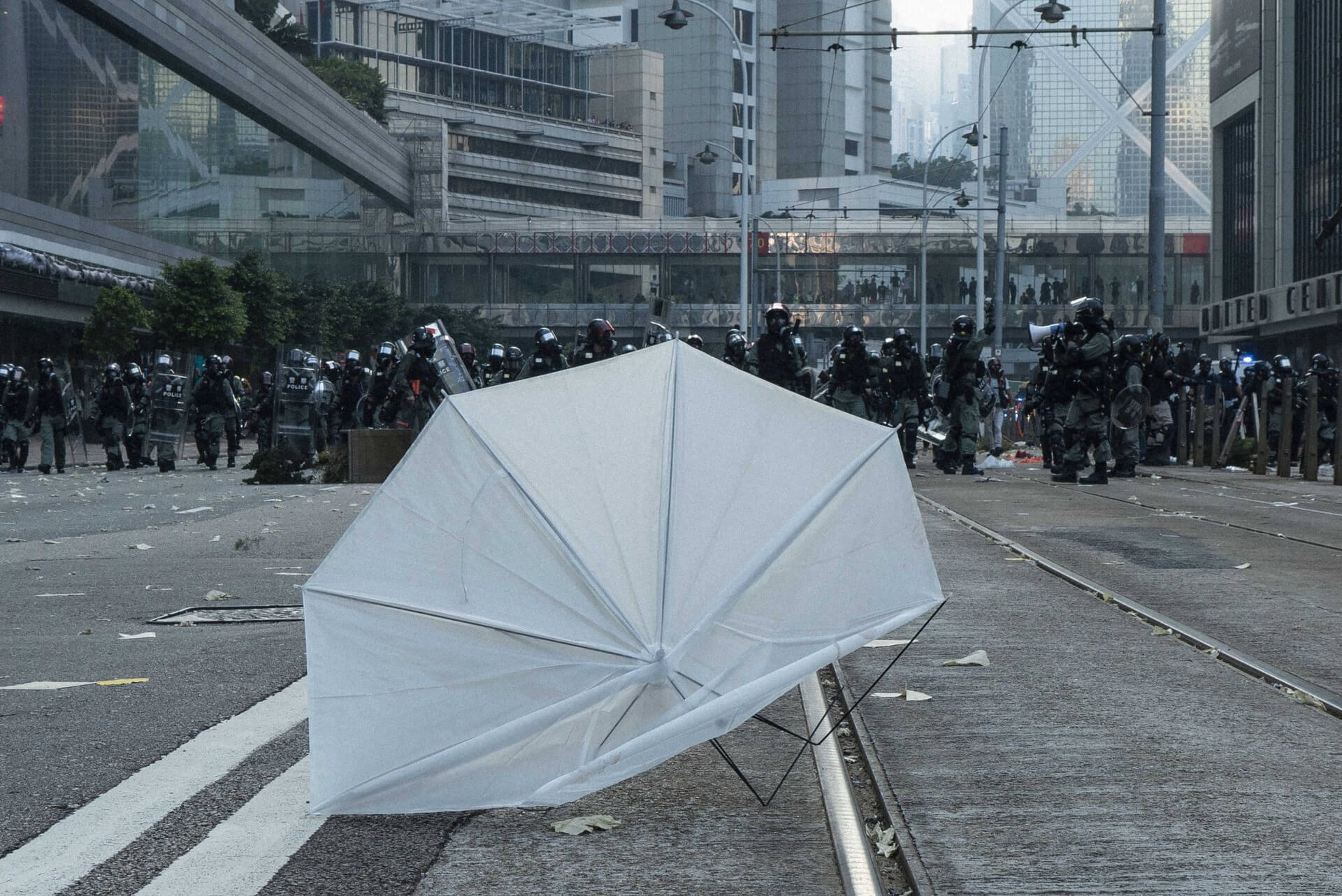 2019年10月1日　中國香港 ©張乾琦、馬格蘭攝影通訊社-圖片