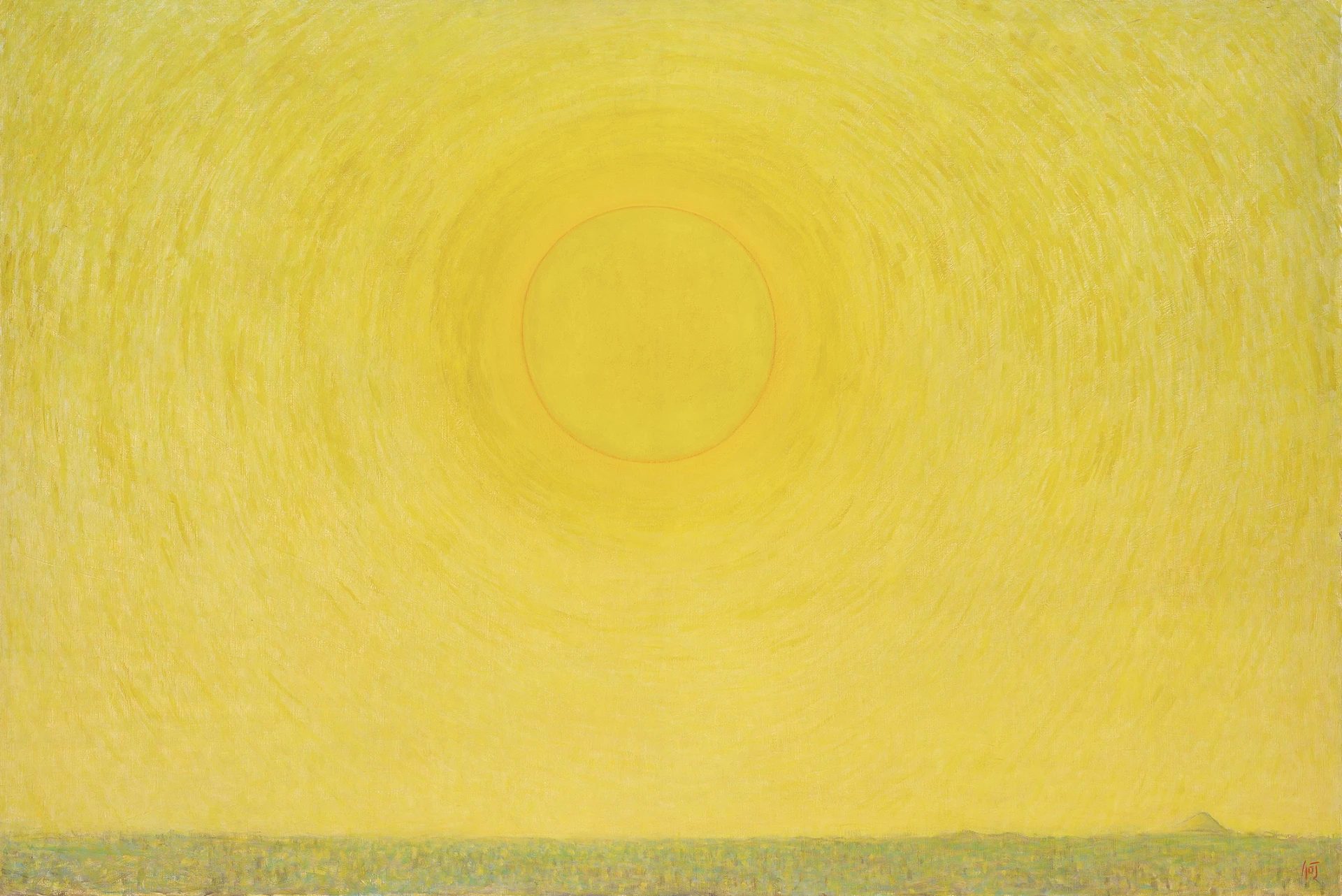 《日本》，1964，油彩、畫布， 130×194 cm，臺北市立美術館典藏-圖片